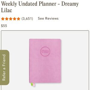 Passion Planner Dreamy Lilac Softcover Planner